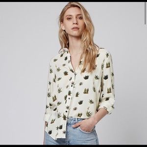 Topshop Cactus Button Down